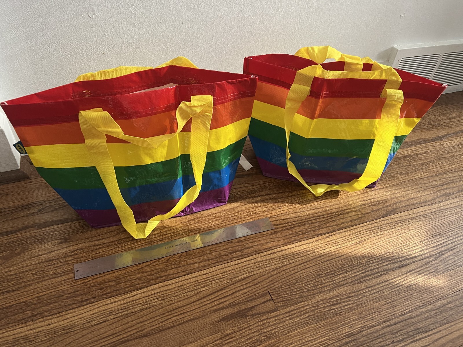IKEA Storstomma Small Pride Bag Rainbow Reusable Shopping Tote LGBT USA