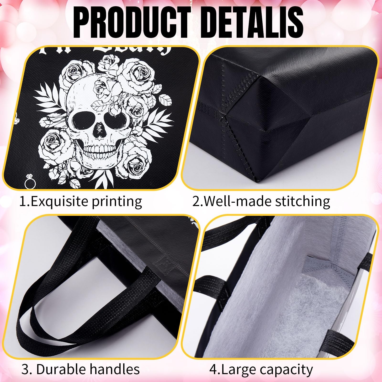 12 Pcs Bride or Die Bachelorette Party Gift Bag Till Death Do Party Tote Bag …