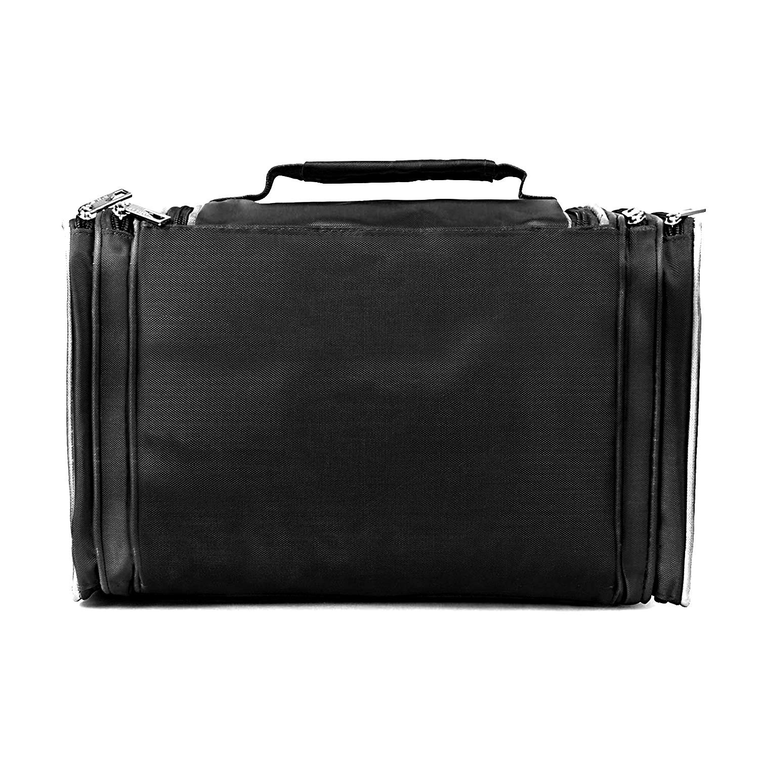 LAVIEVERT Toiletry Bag/Makeup 12.8×5.5×7.7 Inch (Pack of 1), Black