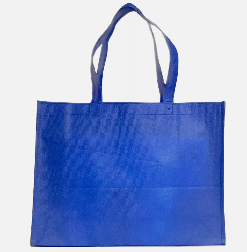 5 Pack Dark-Blue Tote Bag reusable Grocery Bag. Hand Bag 18″WX15″HX6″D Inches(A5