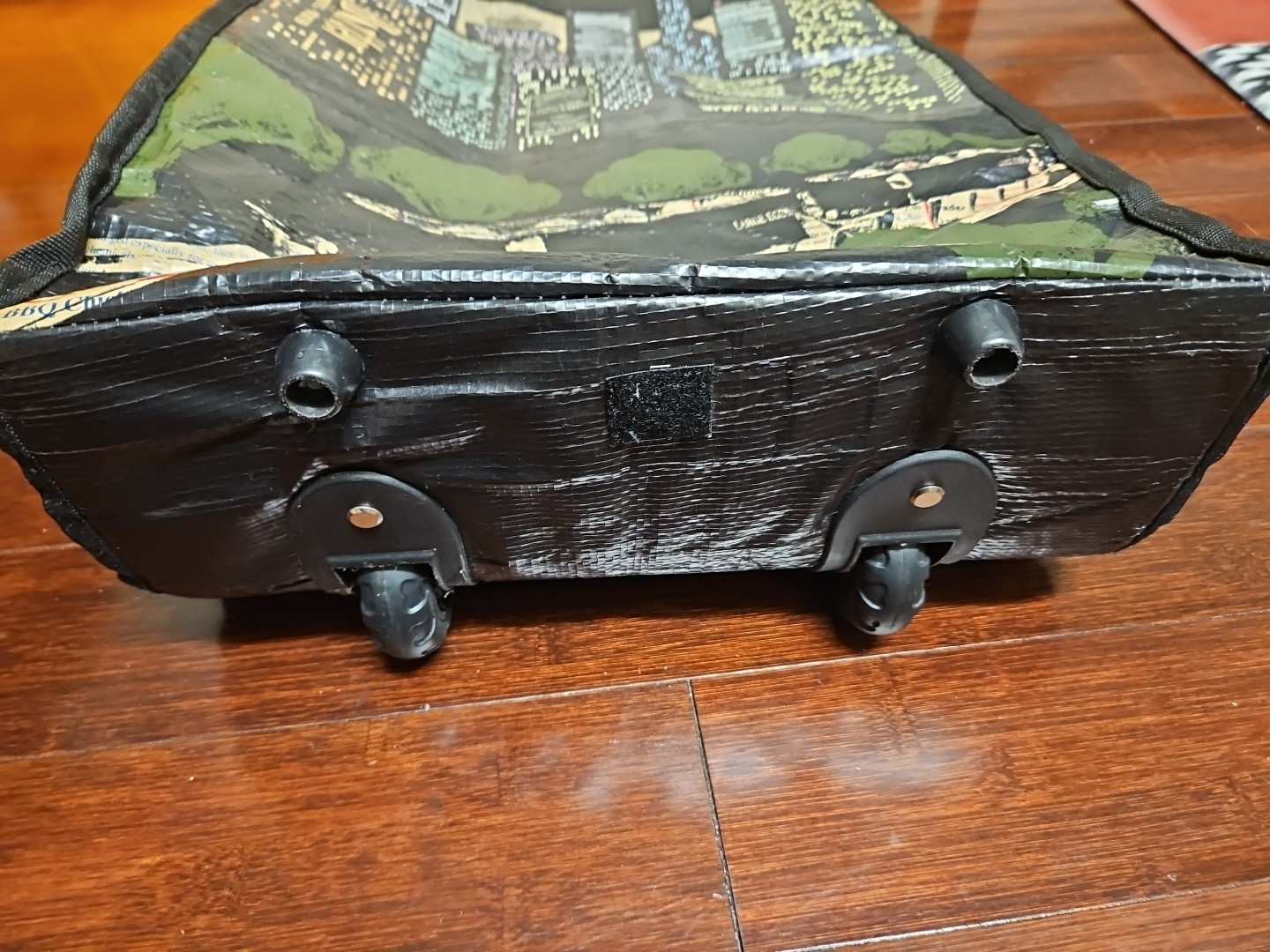 Trader Joe’s ROLLING BAG Nocturne Night View Tote Bag ~ ONE OF A KIND VERY RARE!