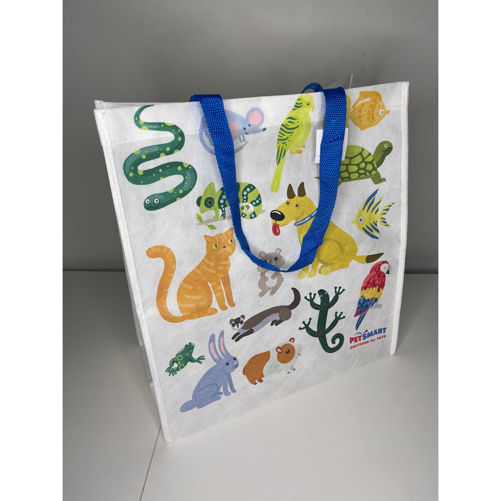 PetSmart All Species Reusable Tote Bag, Animal Print Cat Dog Reptile Bird Rabbit