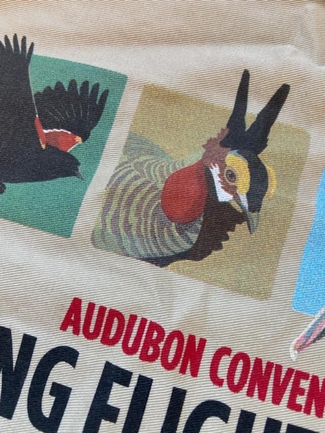 Audubon Society birds grocery tote reusable bags organic