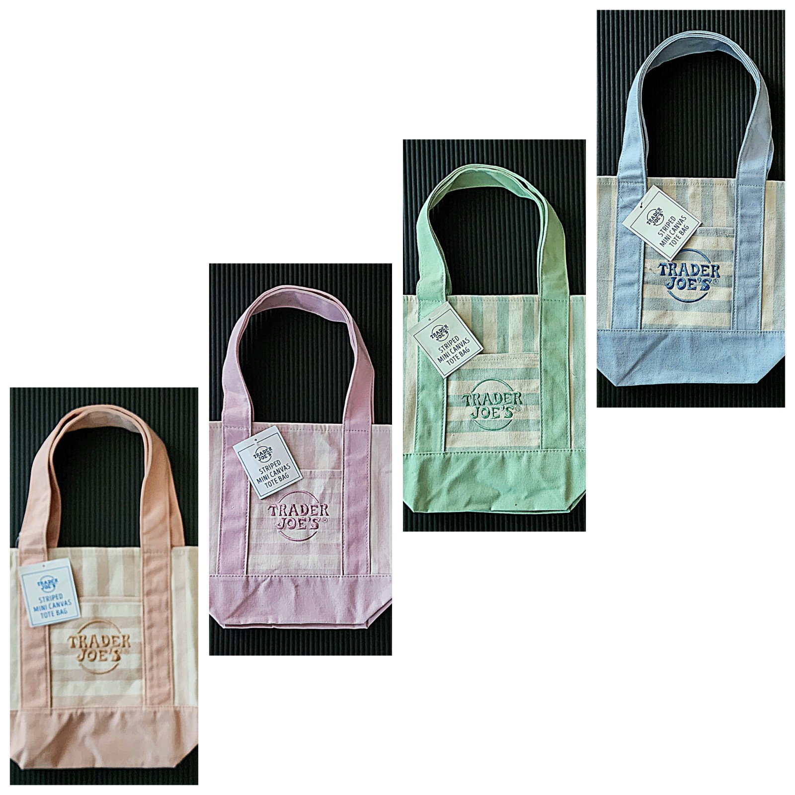 TRADER JOE’S 2026 SUMMER Mini tote (Blue stripe)