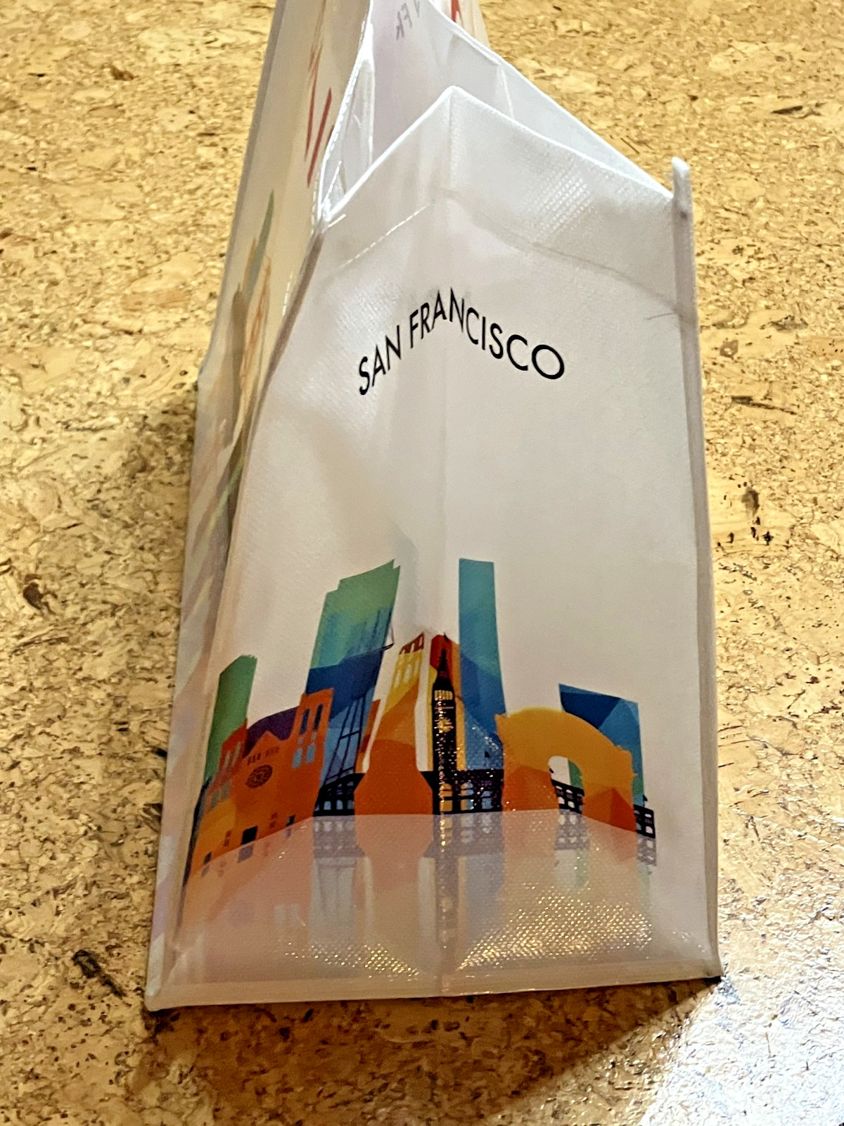 DAISO Reusable Shopping Tote Bag – SAN FRANCISCO – 12×15 NEW w/TAG US SELLER