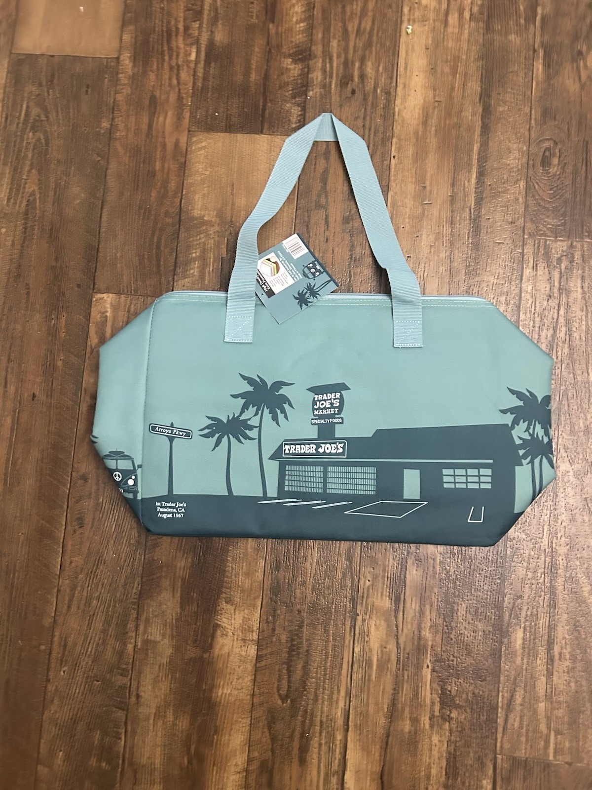 Trader Joes 8 Gallon Insulated Bag New W/ Tags! Dusty Blue! Limited Color!