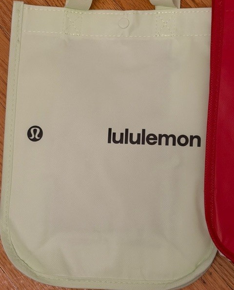 New Lululemon Bag Lot of 3 Small Reusable Tote Eco Friendly Travel, Lunch, Gym