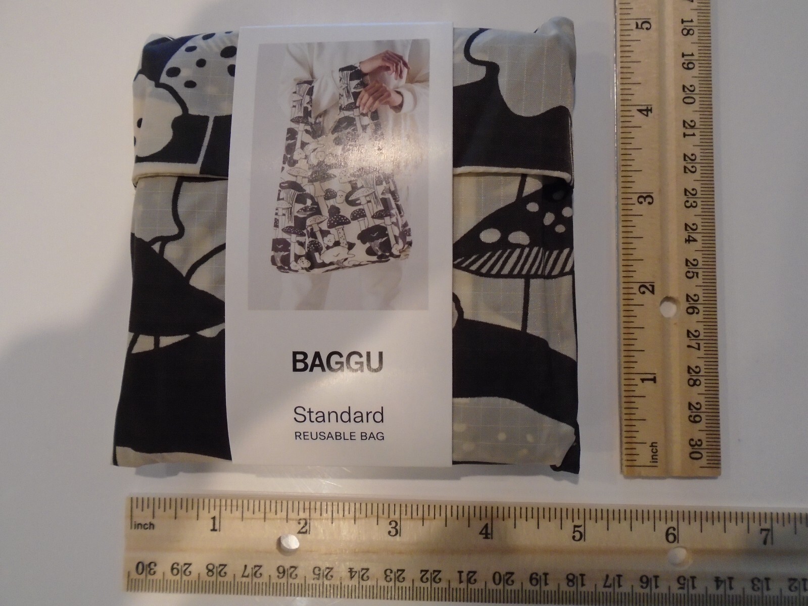 NWT Baggu Standard Reusable Bag Mushrooms Rare Sold Out US Seller Machine Washab