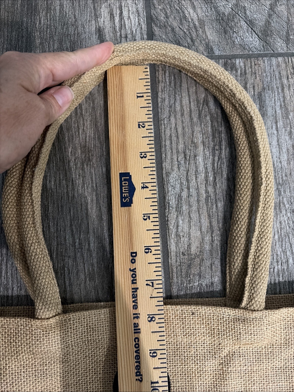 PUBLIX Reusable Canvas Burlap Jute Tote Bag Logo Grocery Eco Shopper Large NEW