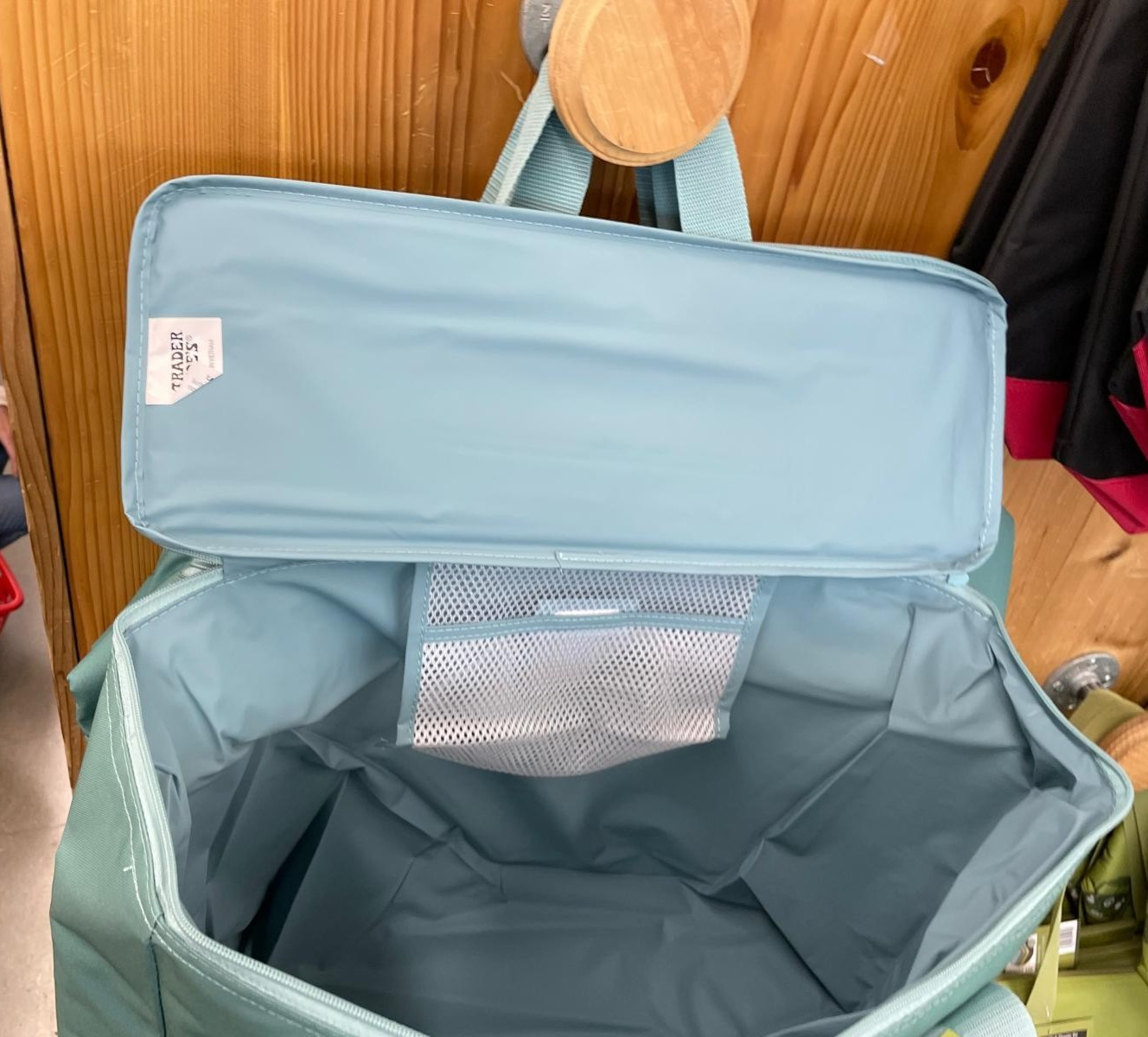 ⚡️ Trader Joe’s Dusty Blue Tote Insulated Freezer Cooler Bag NEW FREE SHIP ❤️