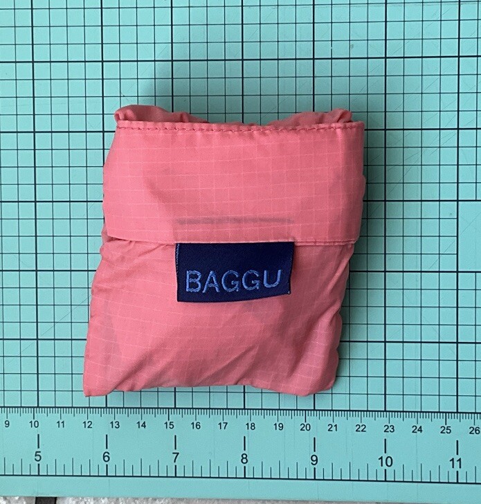 Baggu Reusable/Farmers Market Bag Baby Size Pink Salmon Colored-Customized!
