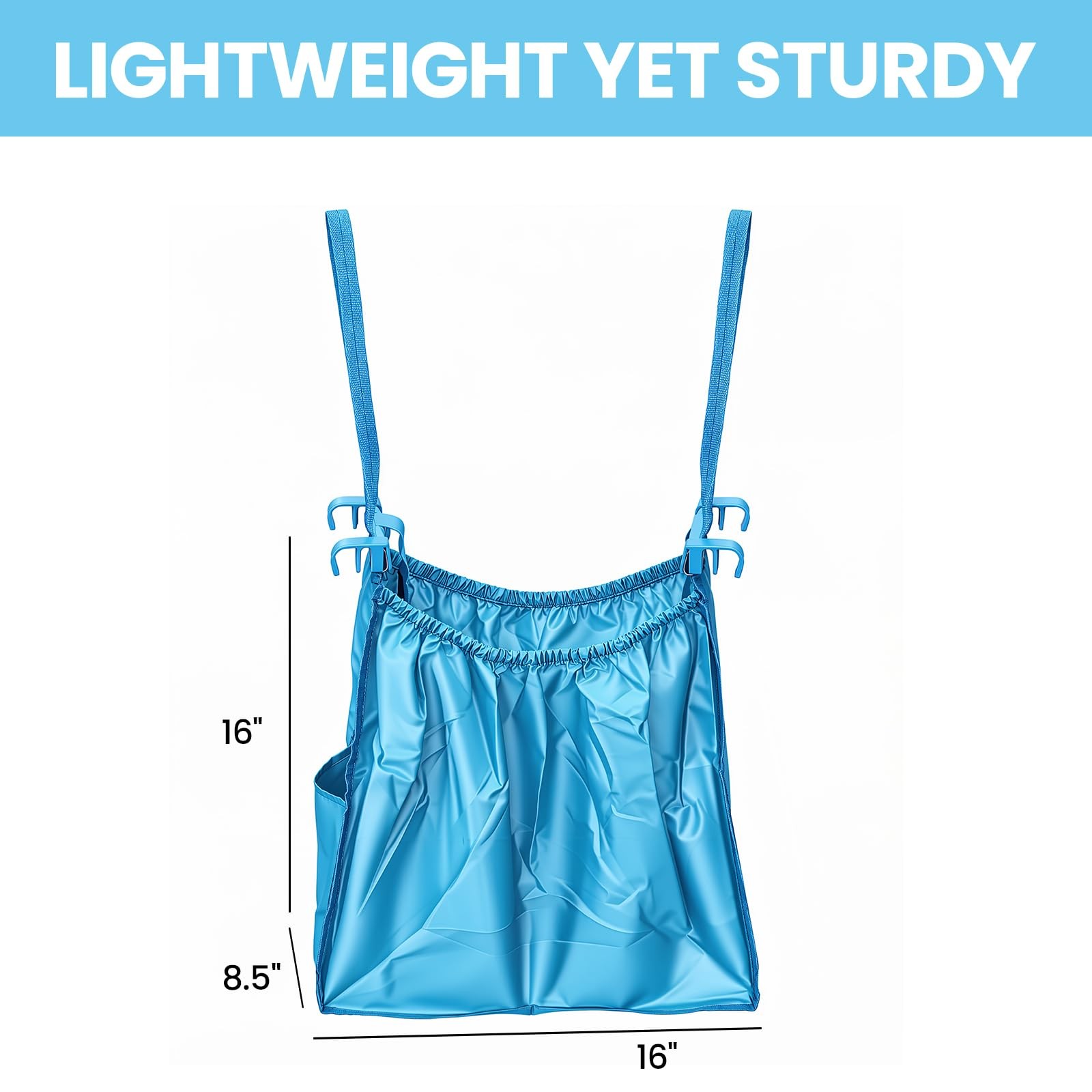 Handy Sandy 3-Pack Reusable Universal Cart Bag + Base Board (Teal)