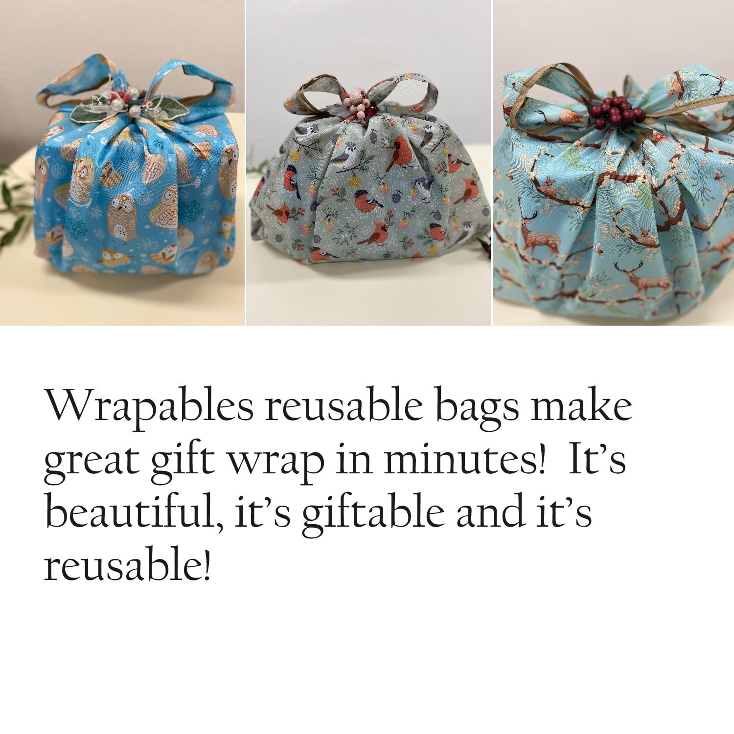2 PCS Medium Foldable Tote Nylon Reusable Grocery Bag Shopping