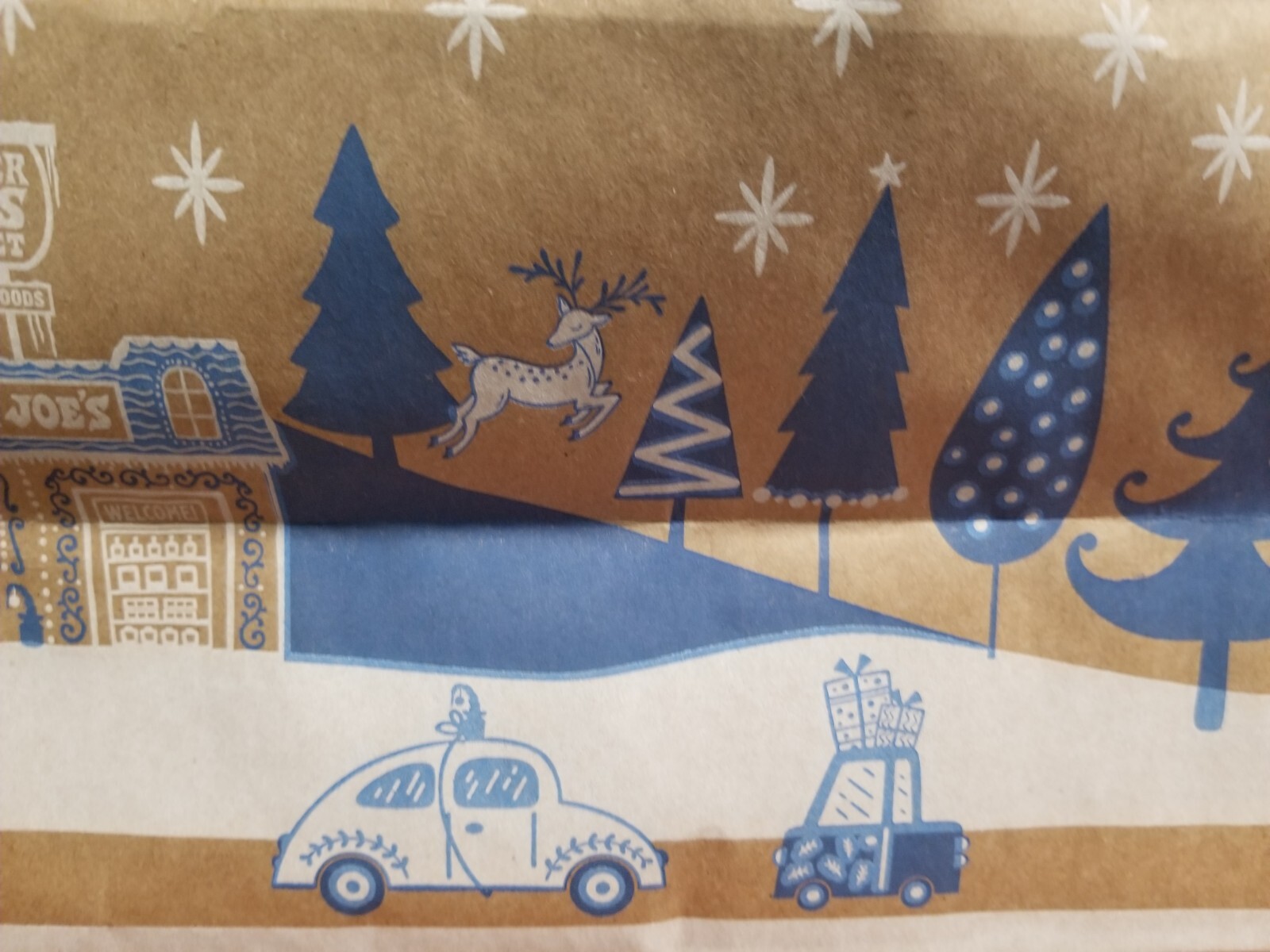 Trader Joe’s: 2024 Holiday reusable paper grocery bags- (8) total bags in all.