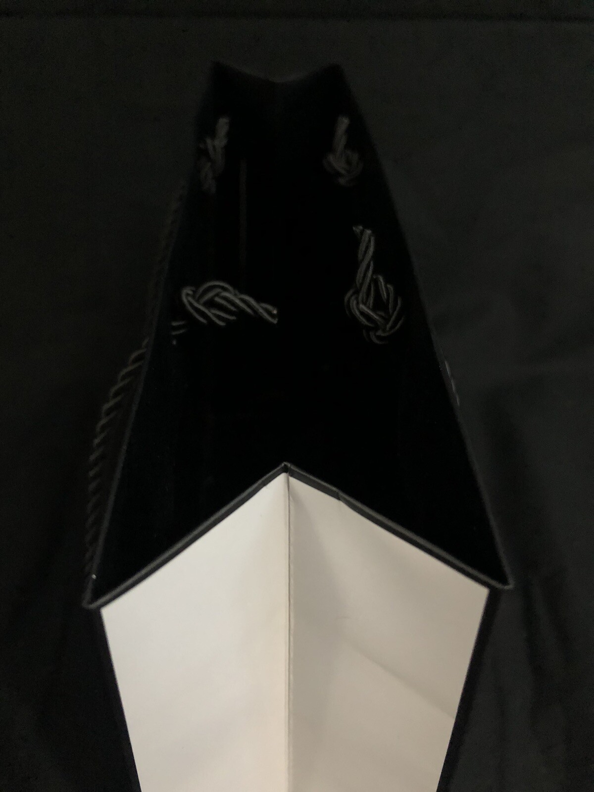 Authentic Chanel Reusable Shopping Paper Bag White Black 8″ x 10″ x 3″