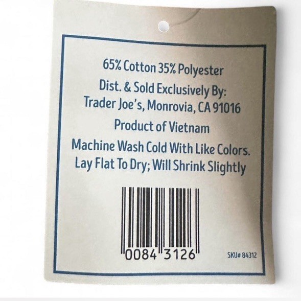 Trader Joe’s Striped Mini Canvas Tote Bag Small Multicolor 13x11x6 in
