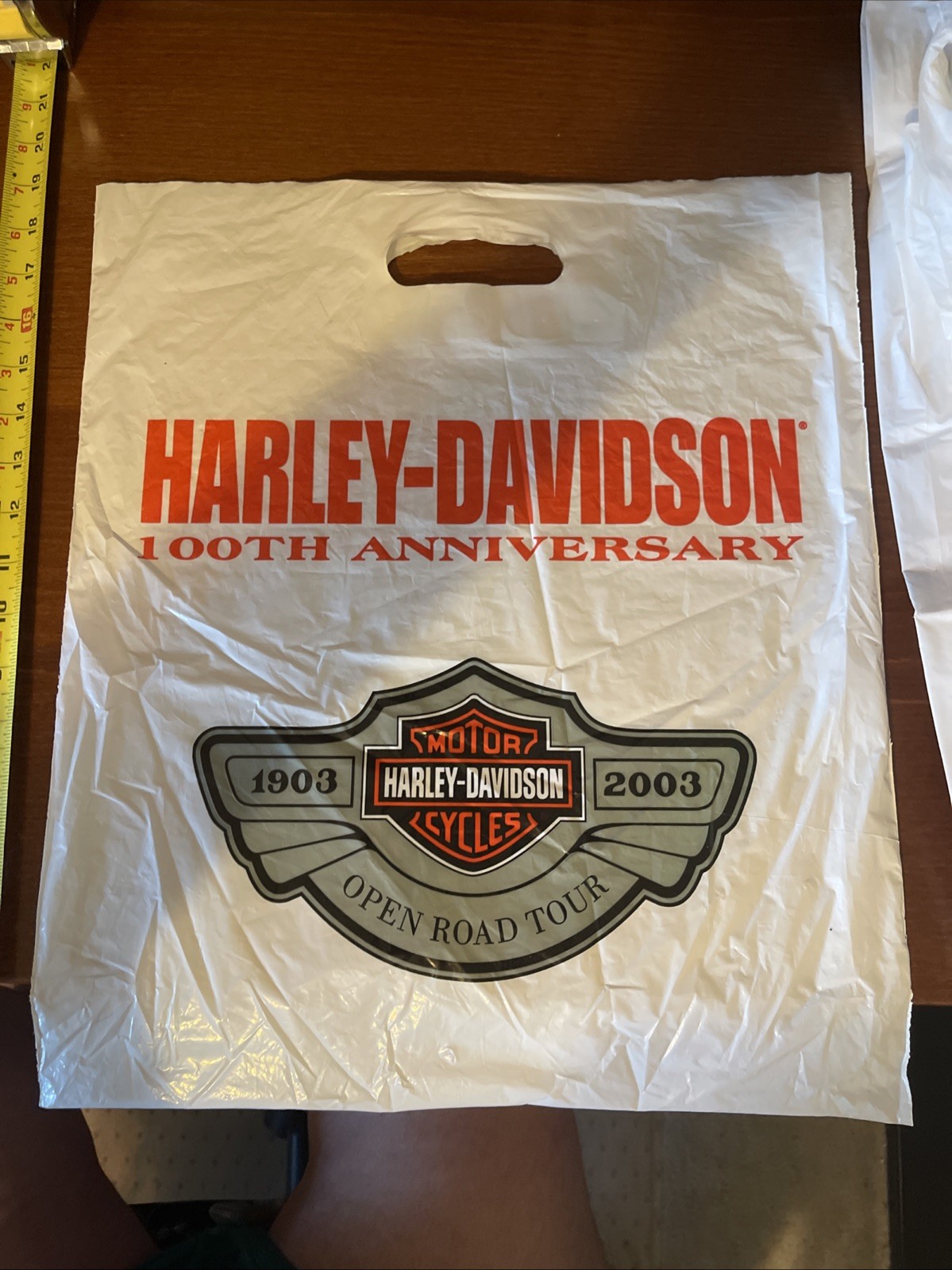 Lot Of 8 Genuine Harley Plastic Gift Shopping Bags Different Sizes