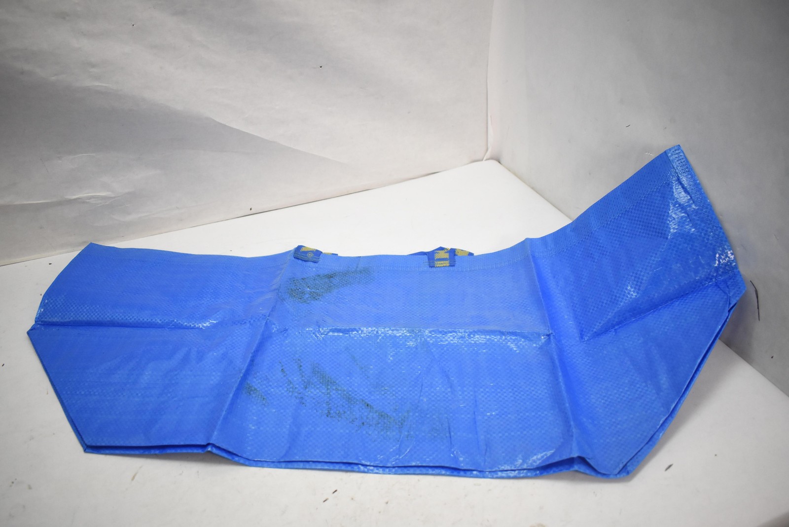 8 IKEA FRAKTA Reusable Shopping Bag Large Plastic Blue Foldable Tote 172.283.40