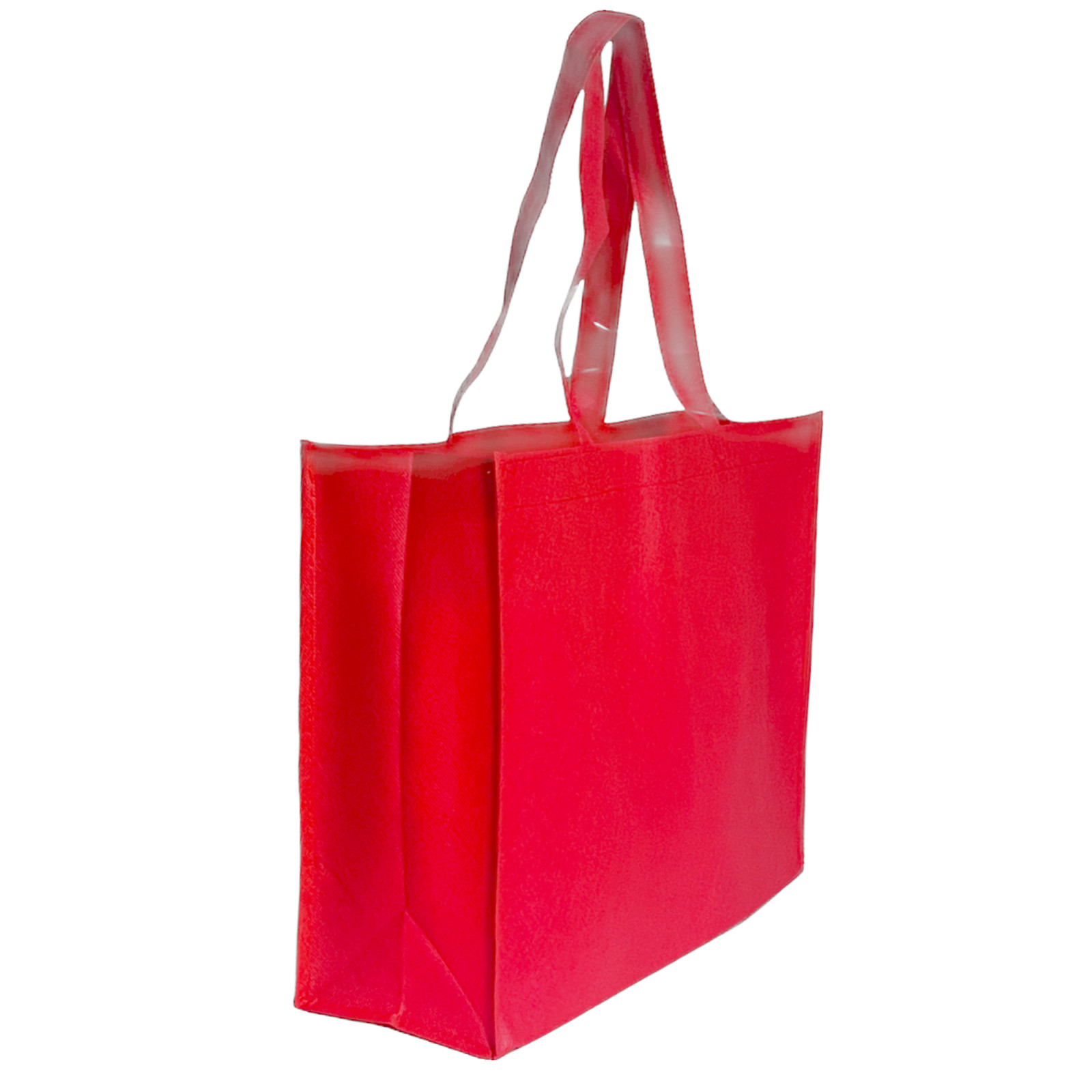 Non-Woven Shopping Bag Reusable Gift/ Promotional Bag Wholesale Red 100 Pack