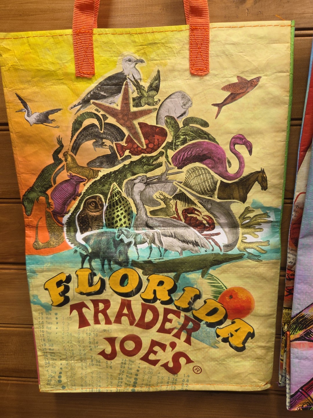 Lot Of 3 Trader Joe’s Reusable Bags / Totes- Florida, Louisiana & New Mexico T-8