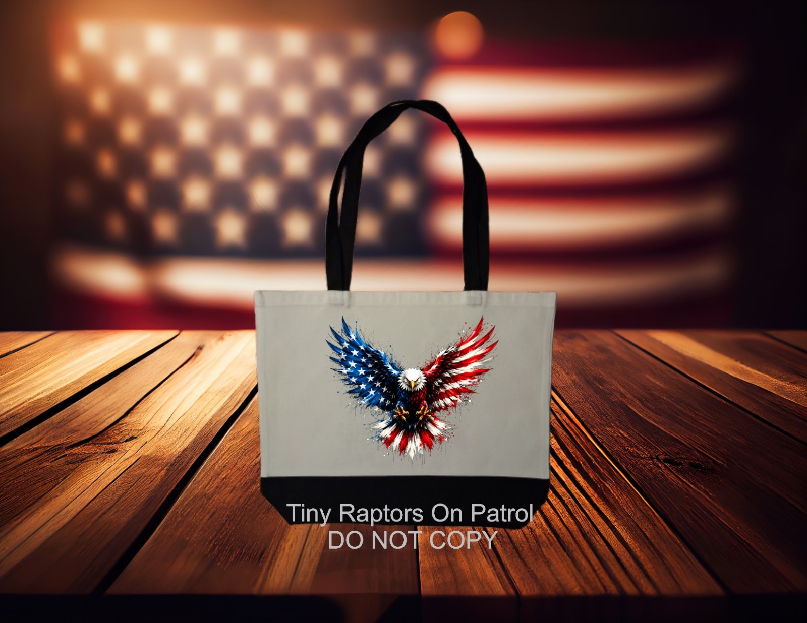 Patriotic Mix ~ Canvas Tote Bag~FREE shipping~shopping~CHOICE~Reusable~Gift~USA