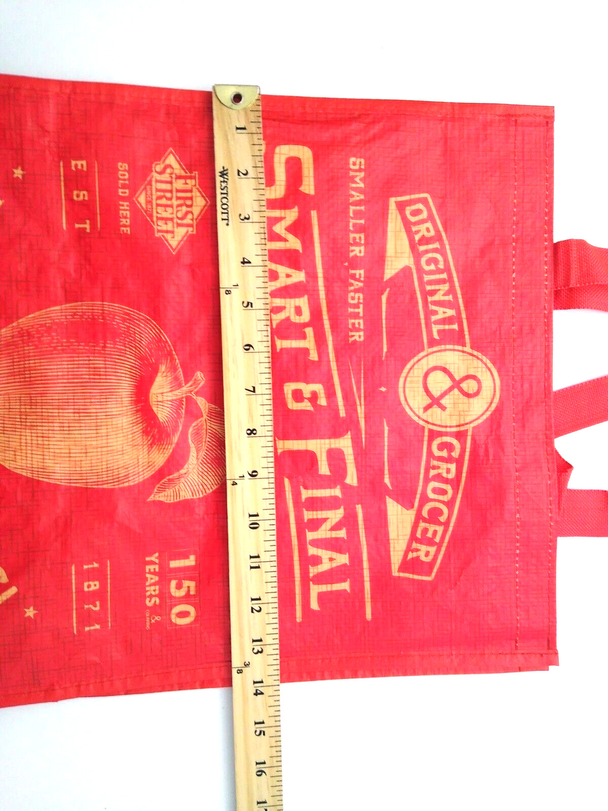 Smart & Final 150th Anniversay Shopping Tote Wholesale Grocery Chain Store