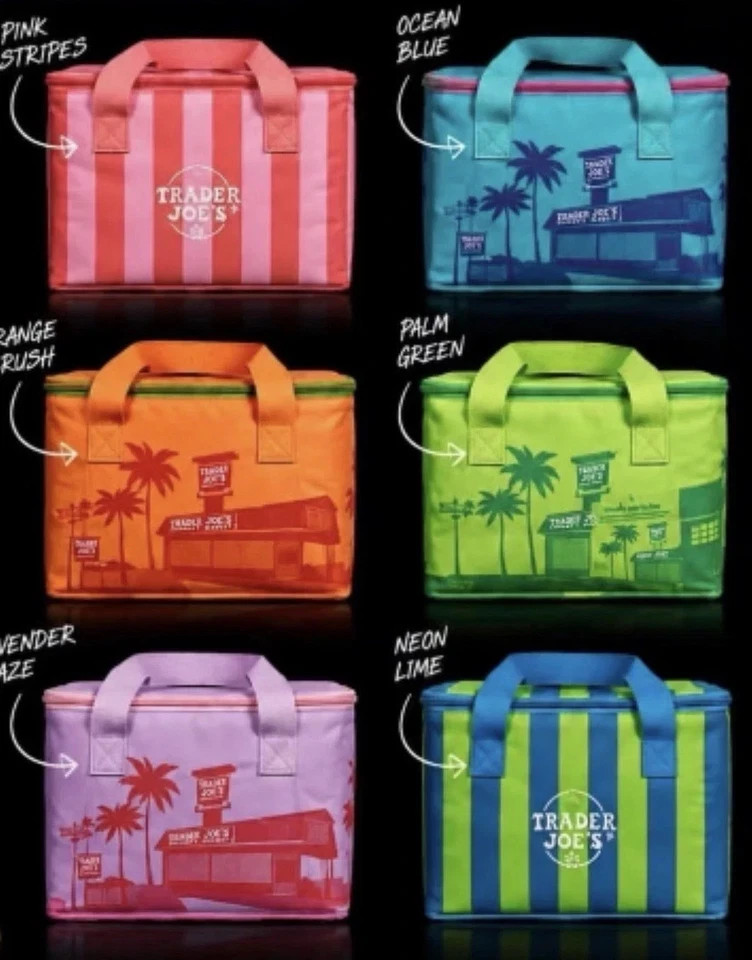 🔥2026 Trader Joe’s Limited Edition Mini Insulated Tote Summer (Set of 6/Single)