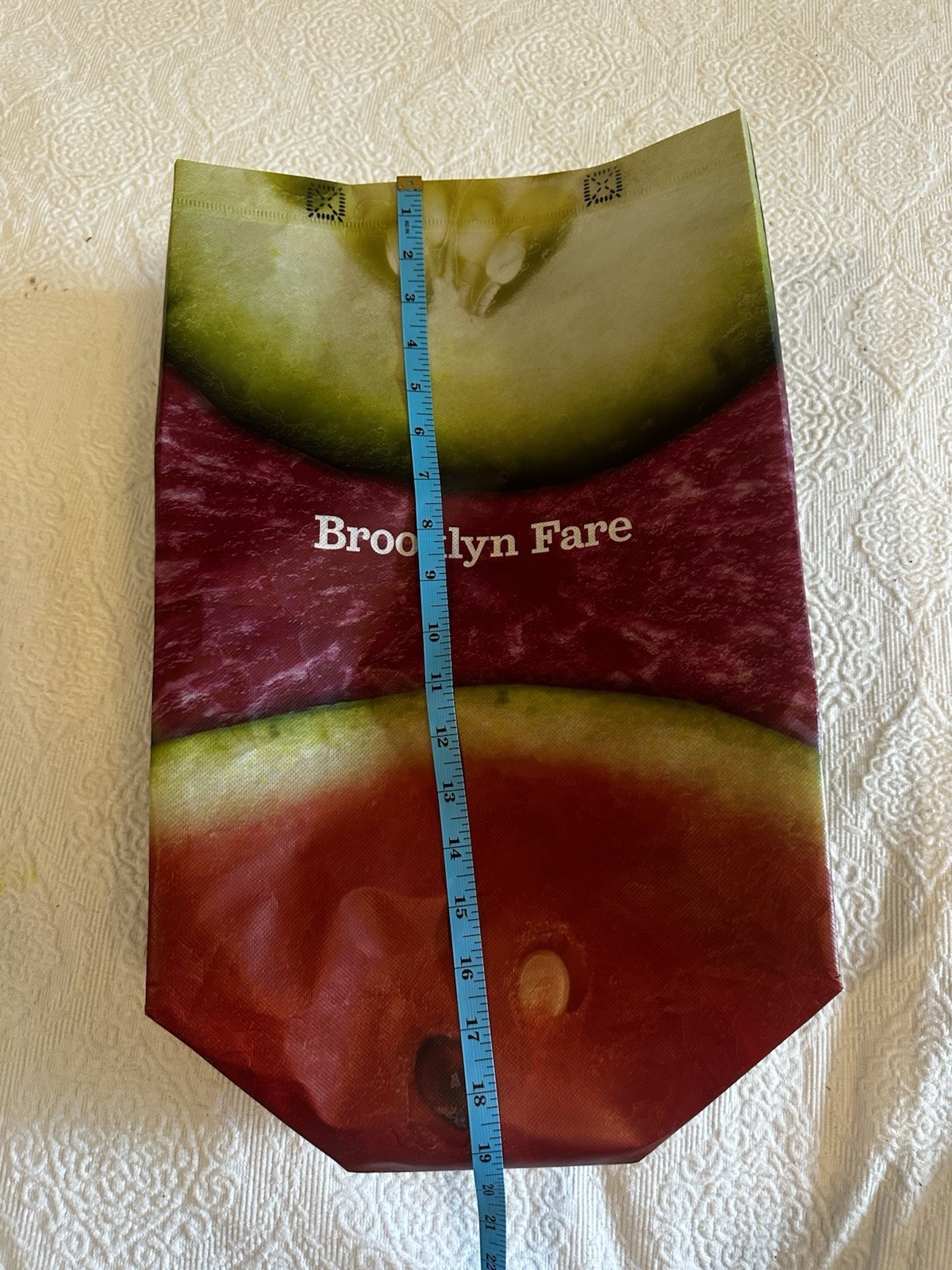 Large reusable shopping tote bag viral tote bag Bon Appetite Brooklyn Fare Stop