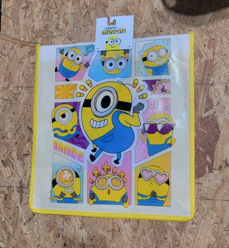 Illumination Presents Minions Reusable Tote Bag 12×13-in.
