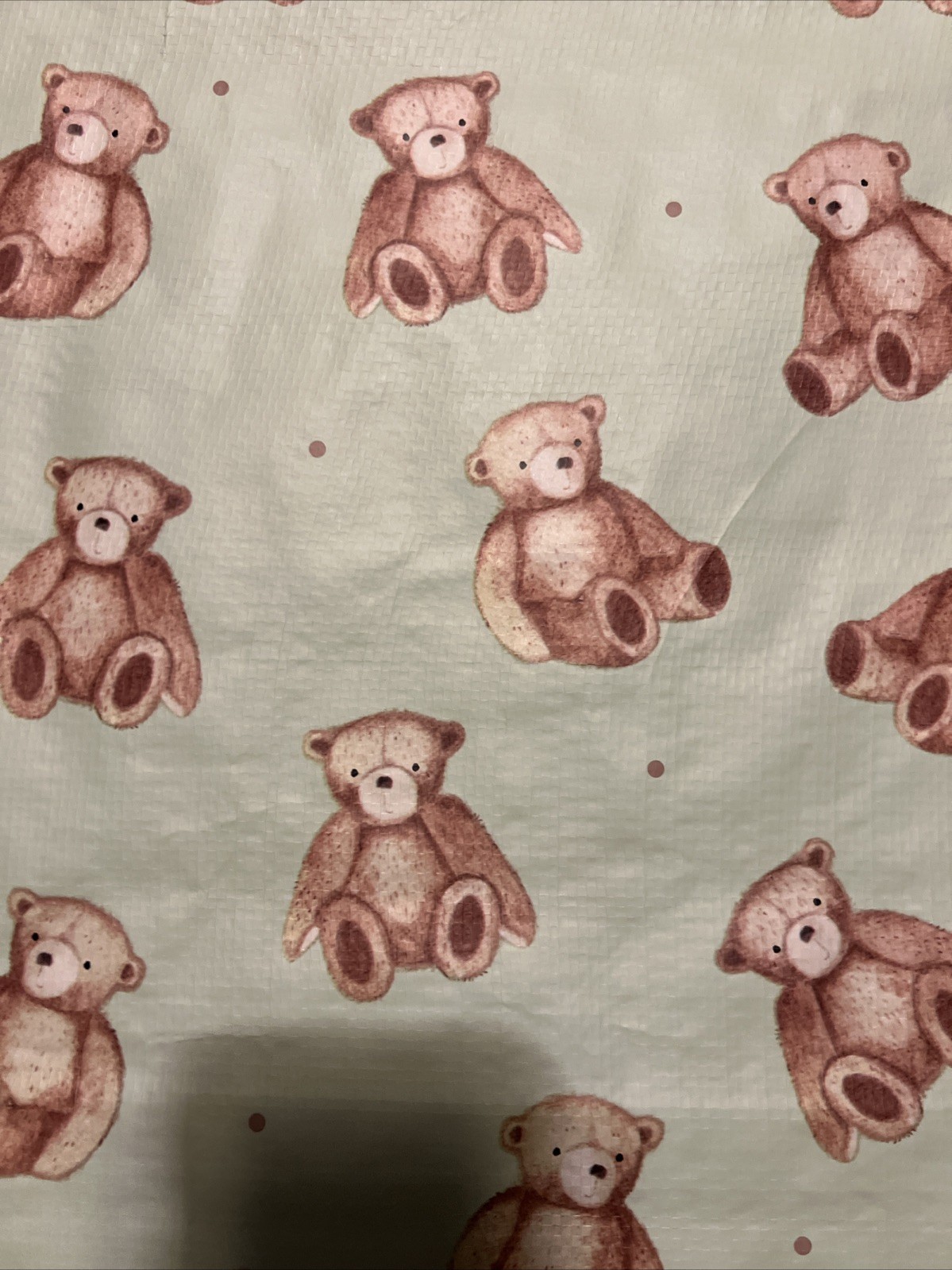 NEW Reusable Large Shopping Grocery Bag Tote TEDDY 🧸 BEARS all over