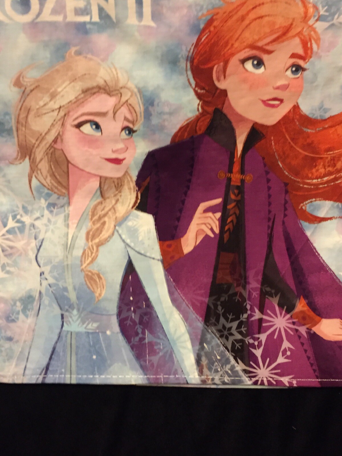 Tesco Disney Frozen II Tote Bag Ana Elsa Olaf Snowman Snowflake Princess New