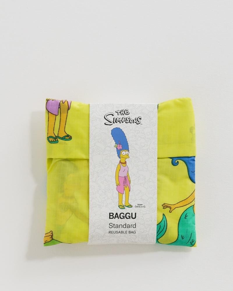 NWT Baggu X The Simpsons Marge Standard Reusable Bag Tote Sold Out US Seller Yel