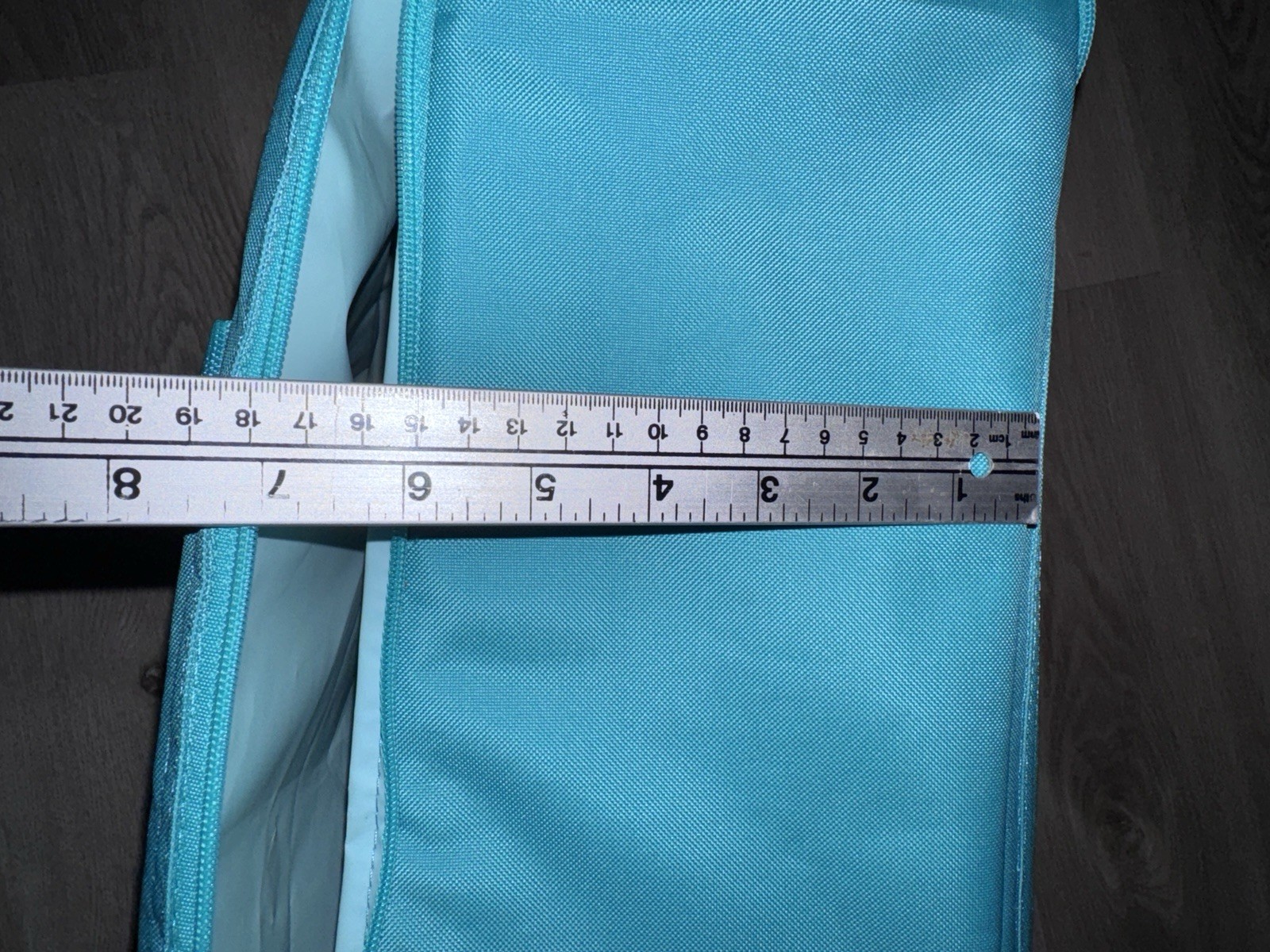 Trader Joe’s Magenta Teal Reusable Insulated Shopping Bag 8 Gallon