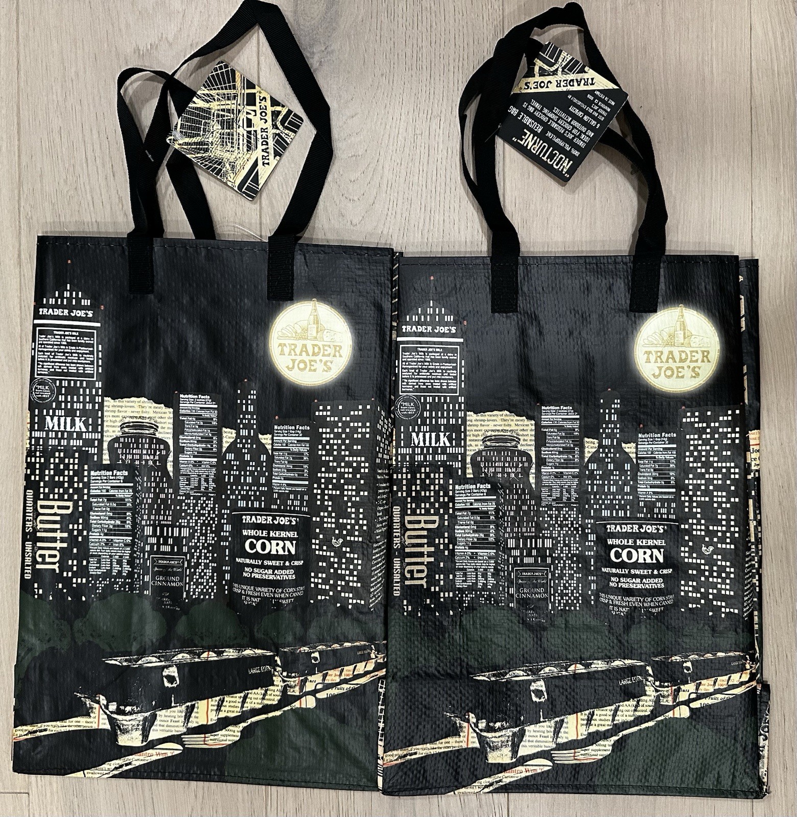 UPICK 1 💚 (50 Choices) Trader Joe’s NEW ECO REUSABLE GROCERY SHOPPING TOTE BAG