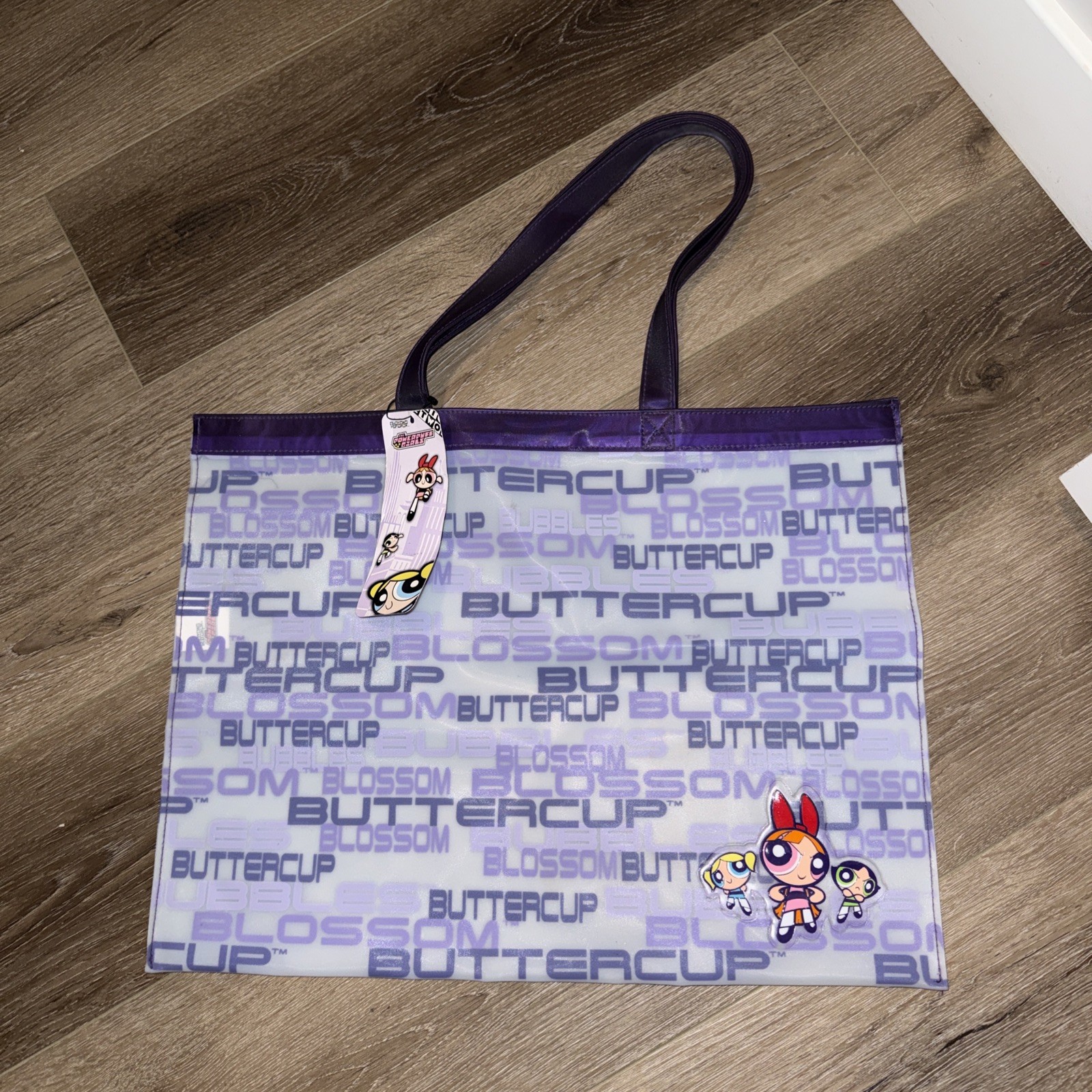Cartoon Network Powerpuff Girls 2002 Tote Bag NEW