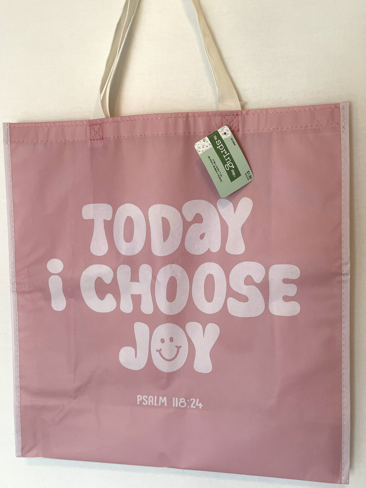 Lot of 67 Brand New Bags With Tags – Large Reusable Beautiful Tote Psalm 118:24