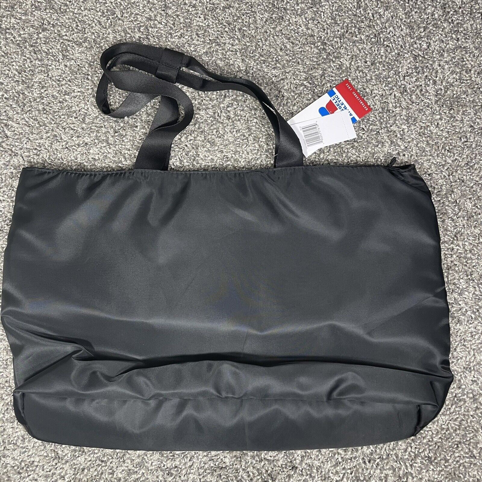 Russell Athletic Black Tote Bag Everyday Carrying Zip
