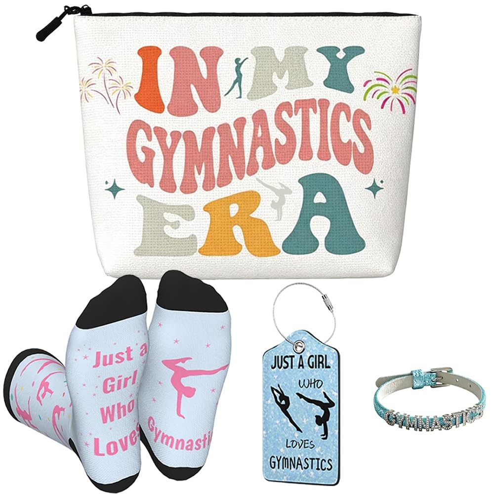Gymnastics Makeup Bag For Women Cosmetic Gift Bags One Size,