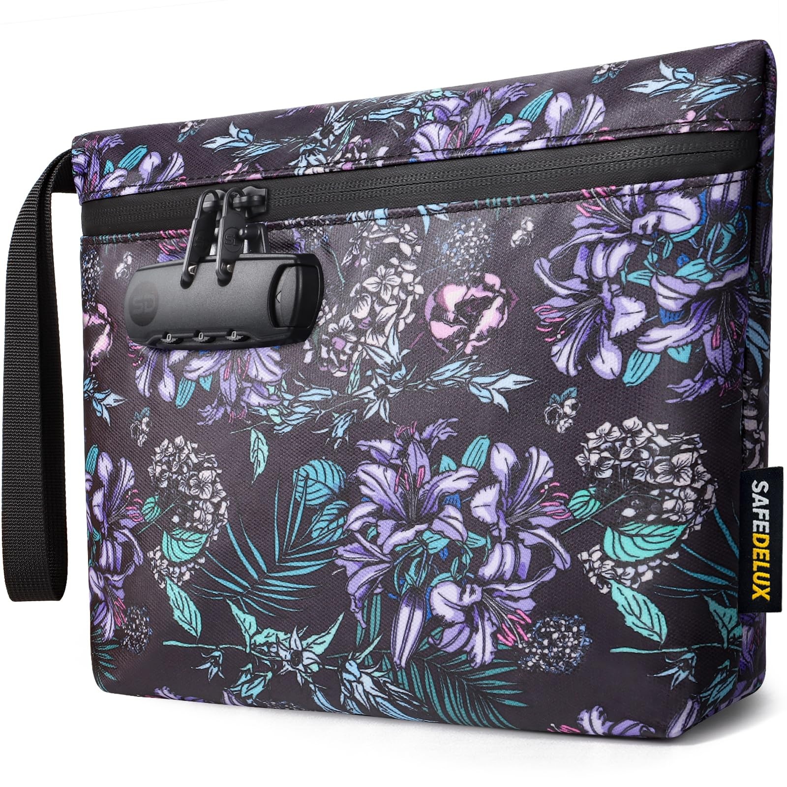 SafeDelux Smell Proof Bag, Odor Bag with 11.8 x 8.6 inches, Purple