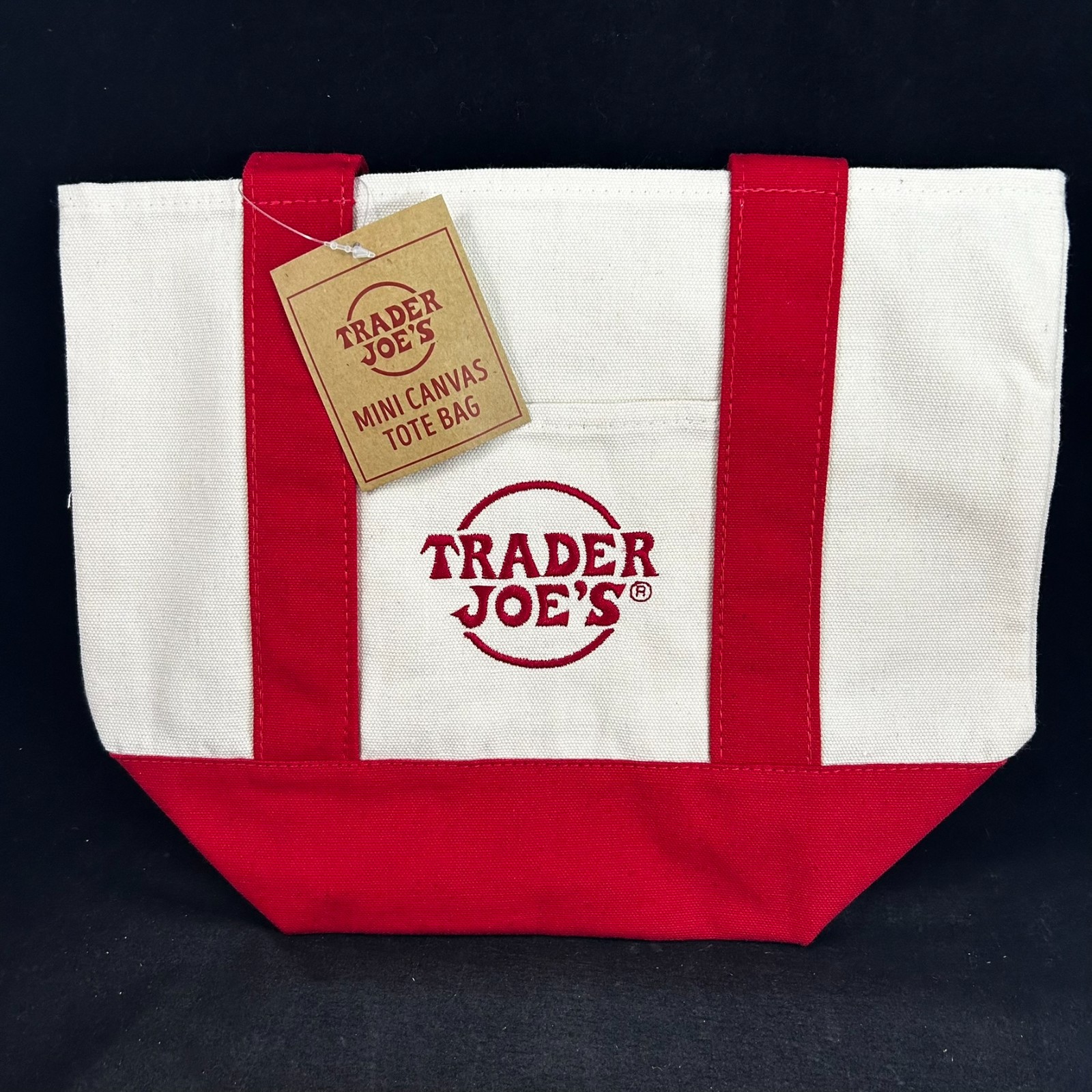 Trader Joe’s Mini Canvas Tote Bag – Winter 2025-26 Limited Edition