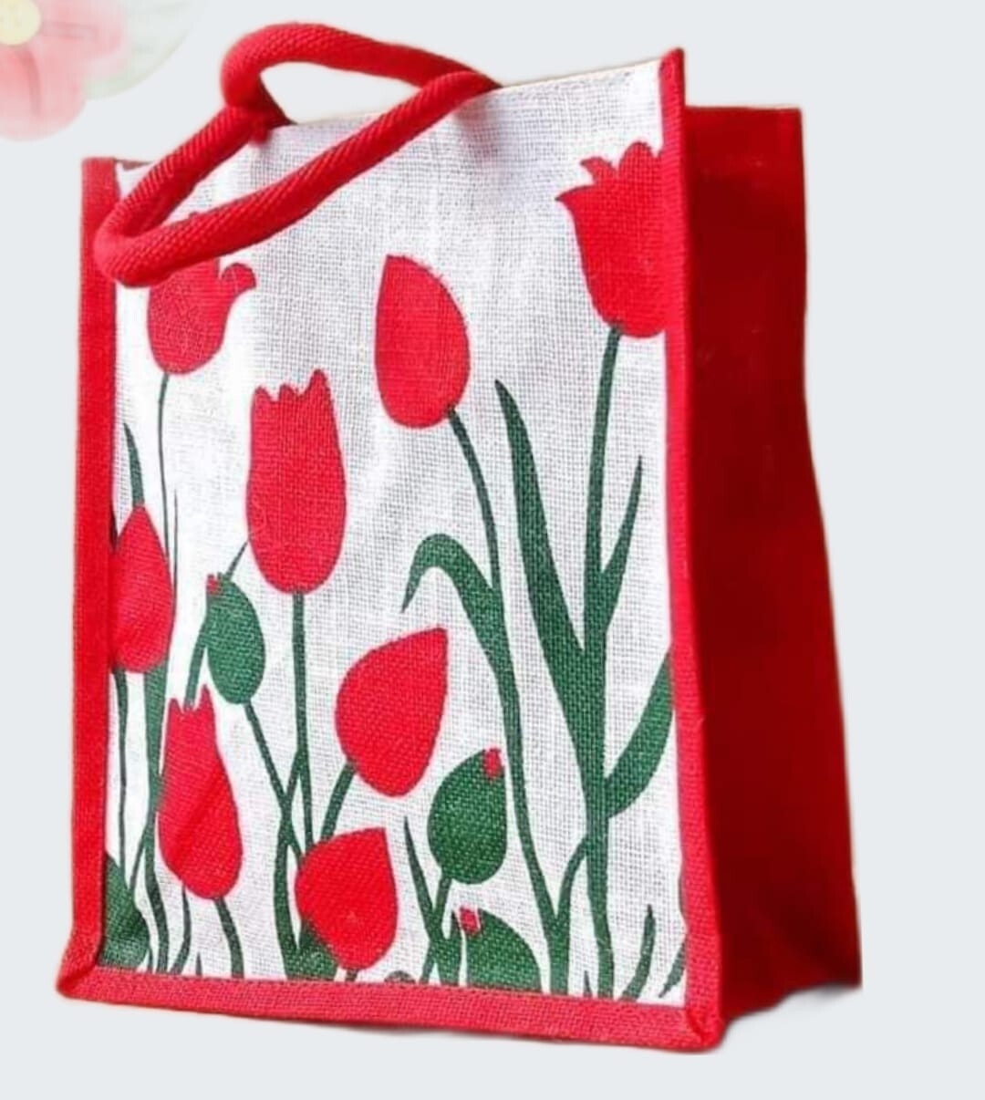 Gunny Shopping Bag 11×13 Durable Washable Reusable Ecofriendly Painted Bulk New