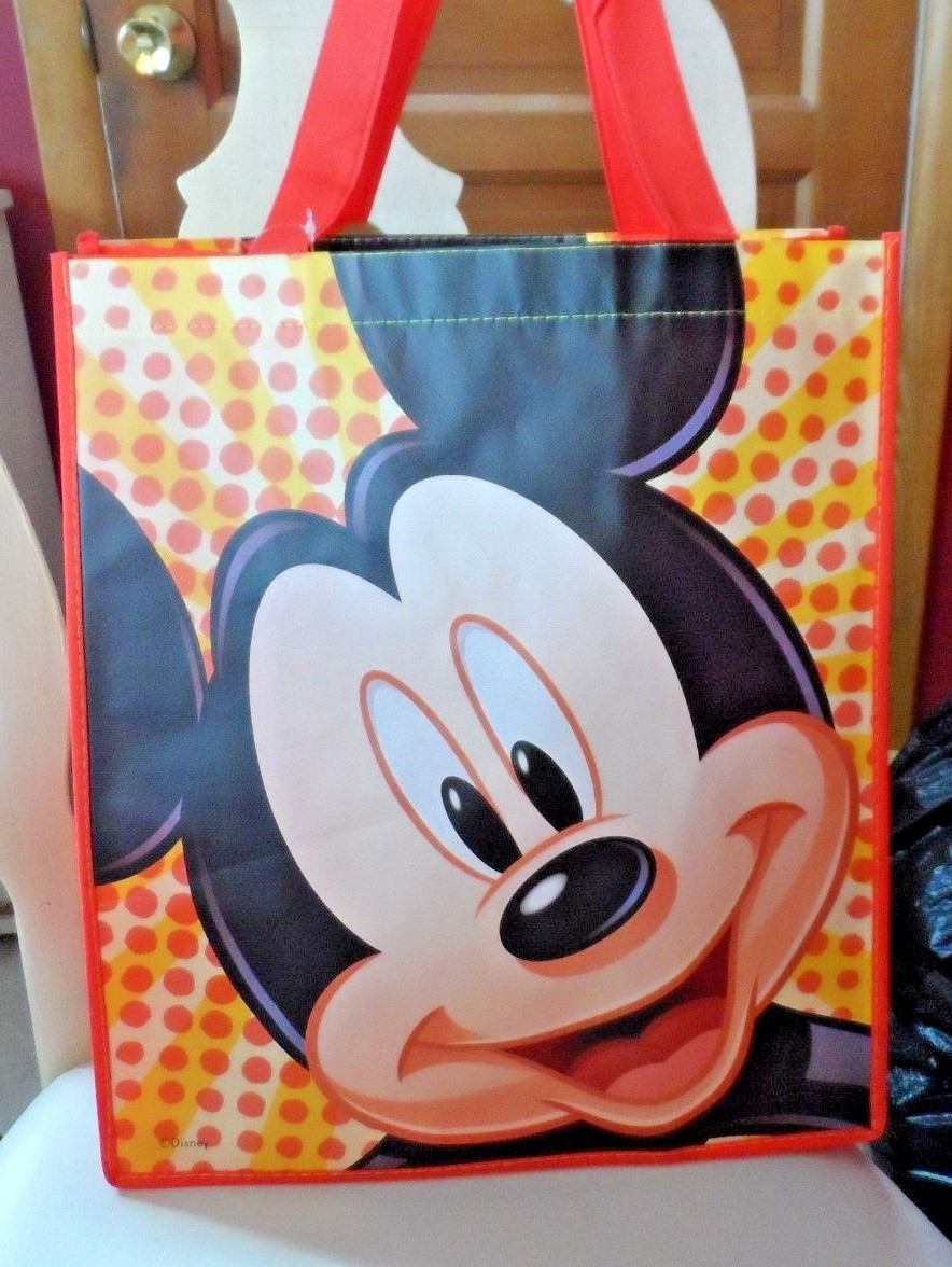 Mickey Mouse DISNEY REUSABLE TOTE GROCERY SHOPPING GIFT PARTY BAG