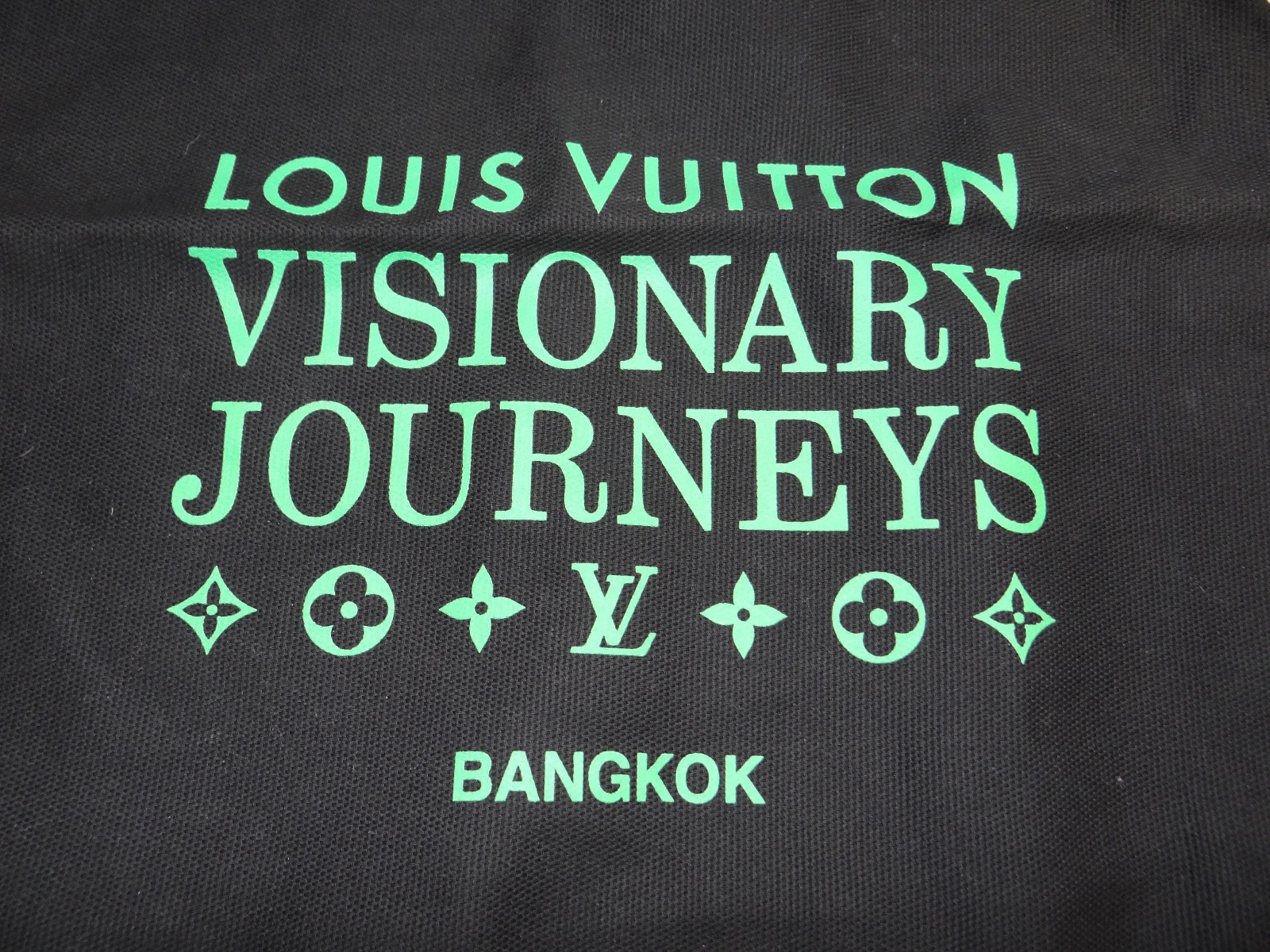 Louis Vuitton VIP GWP Gift Visionary Journeys Bangkok Black Canvas Tote Bag ❤️