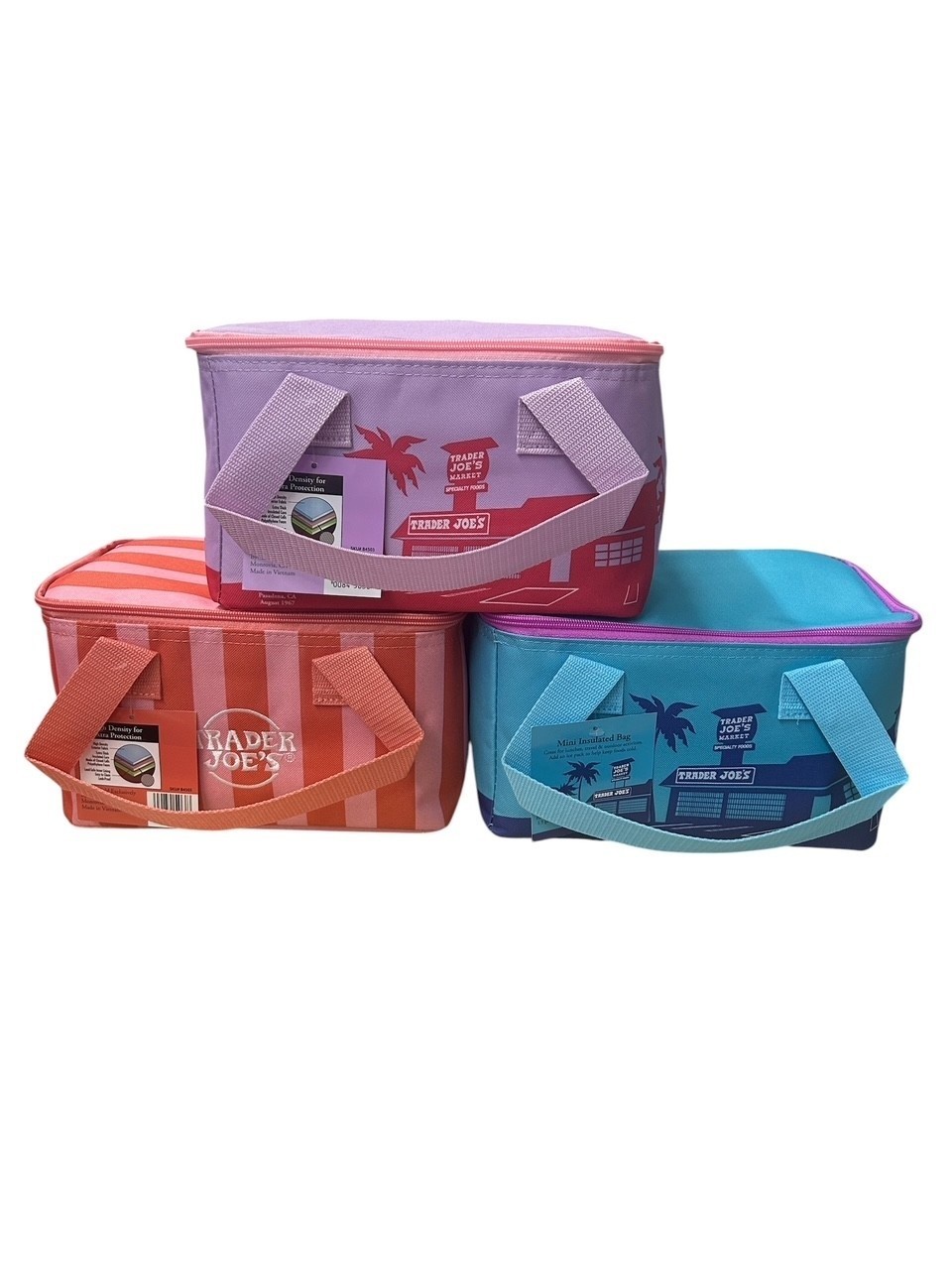 Original Trader Joe’s Spring Mini Insulated Bags Limited Edition 2026 Fast Ship