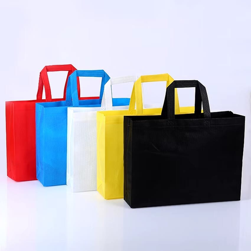 50 pcs (random color) Non Woven Bag Grocery/Multipurpose Shopping Beg 40x10x31cm