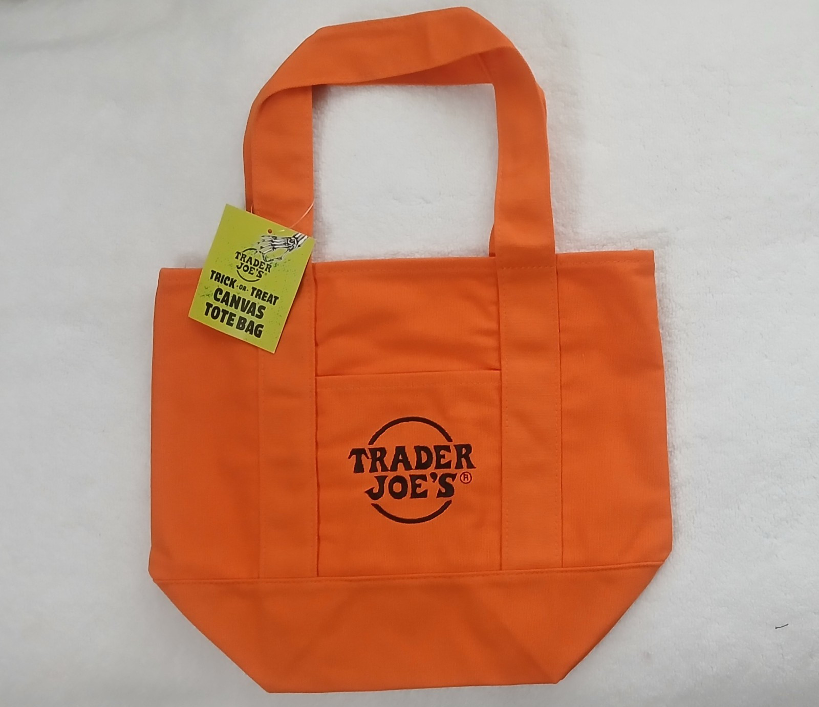 Trader Joe’s Orange Mini Canvas Tote Bag 2025 Sold Out in Stores