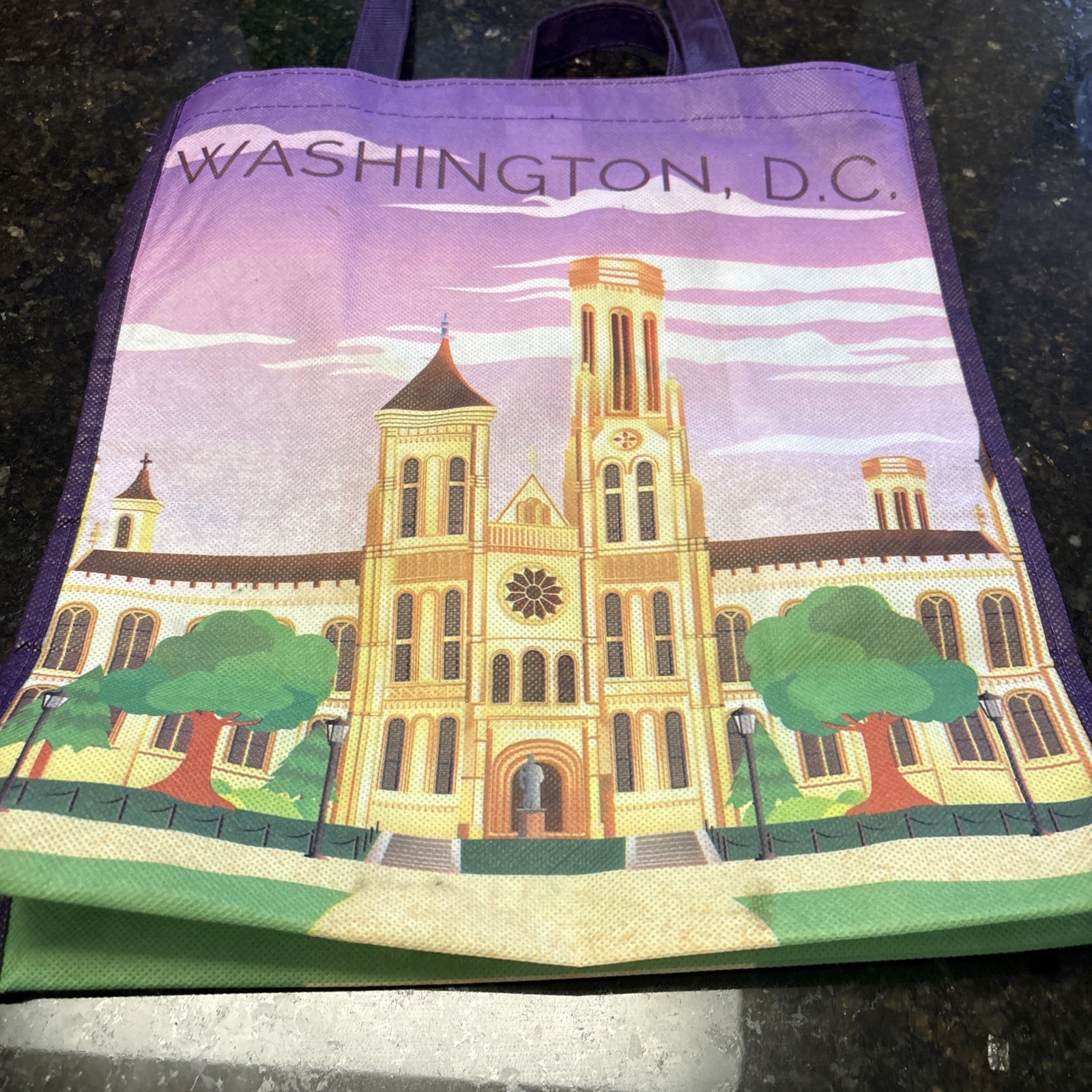 RARE Whole Foods Sticker reusable tote bag Washington DC