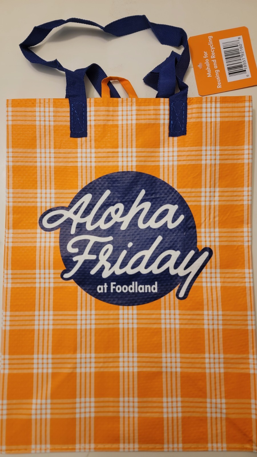 Hawaiian Bag Foodland ALOHA FRIDAY REUSABLE SHOPPING BAG Beach TOTE NEW Limited