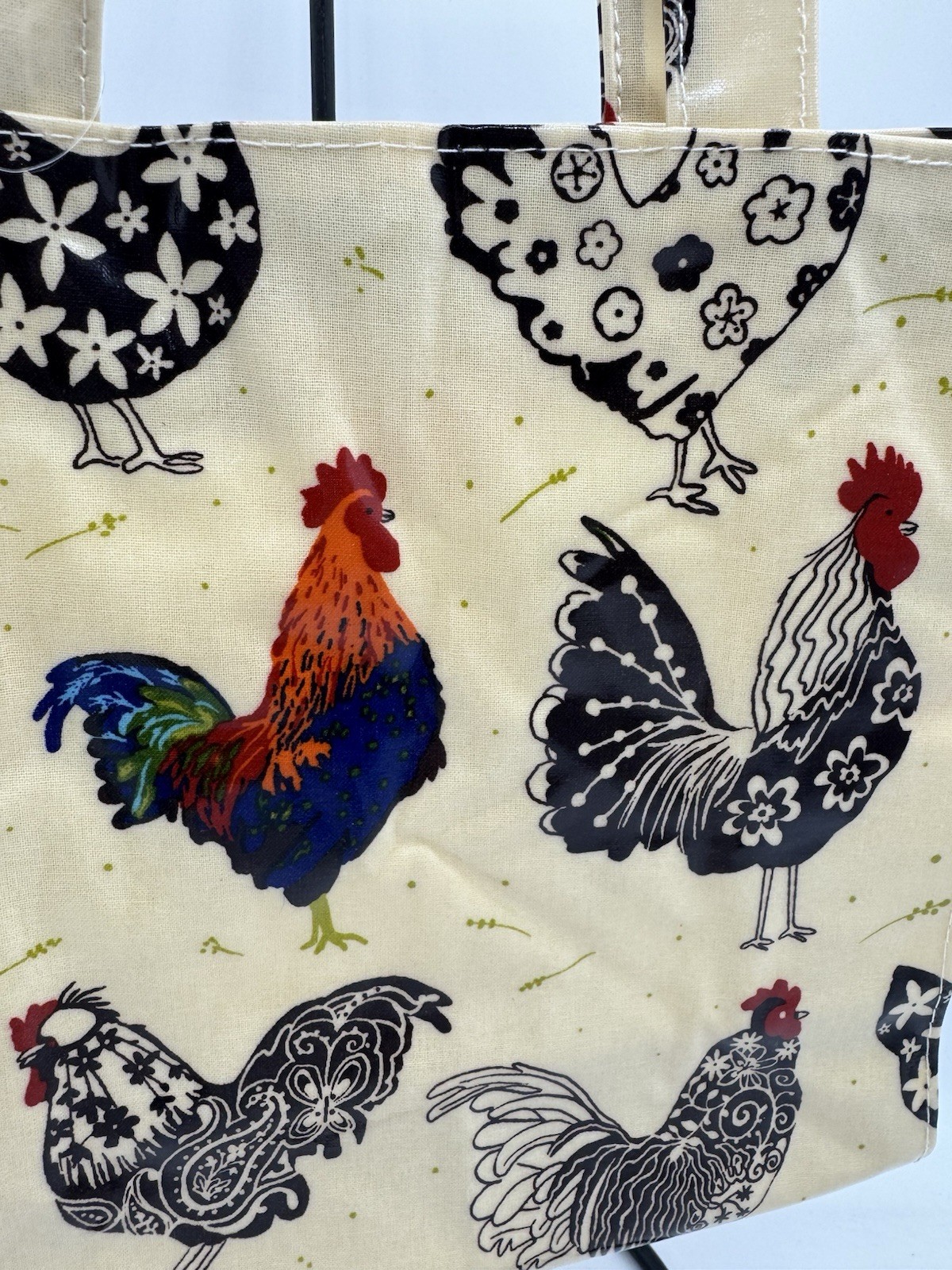 Ulster Weavers PVC Mini / Small Gusset Rooster Tote Bag 609ROO NWT