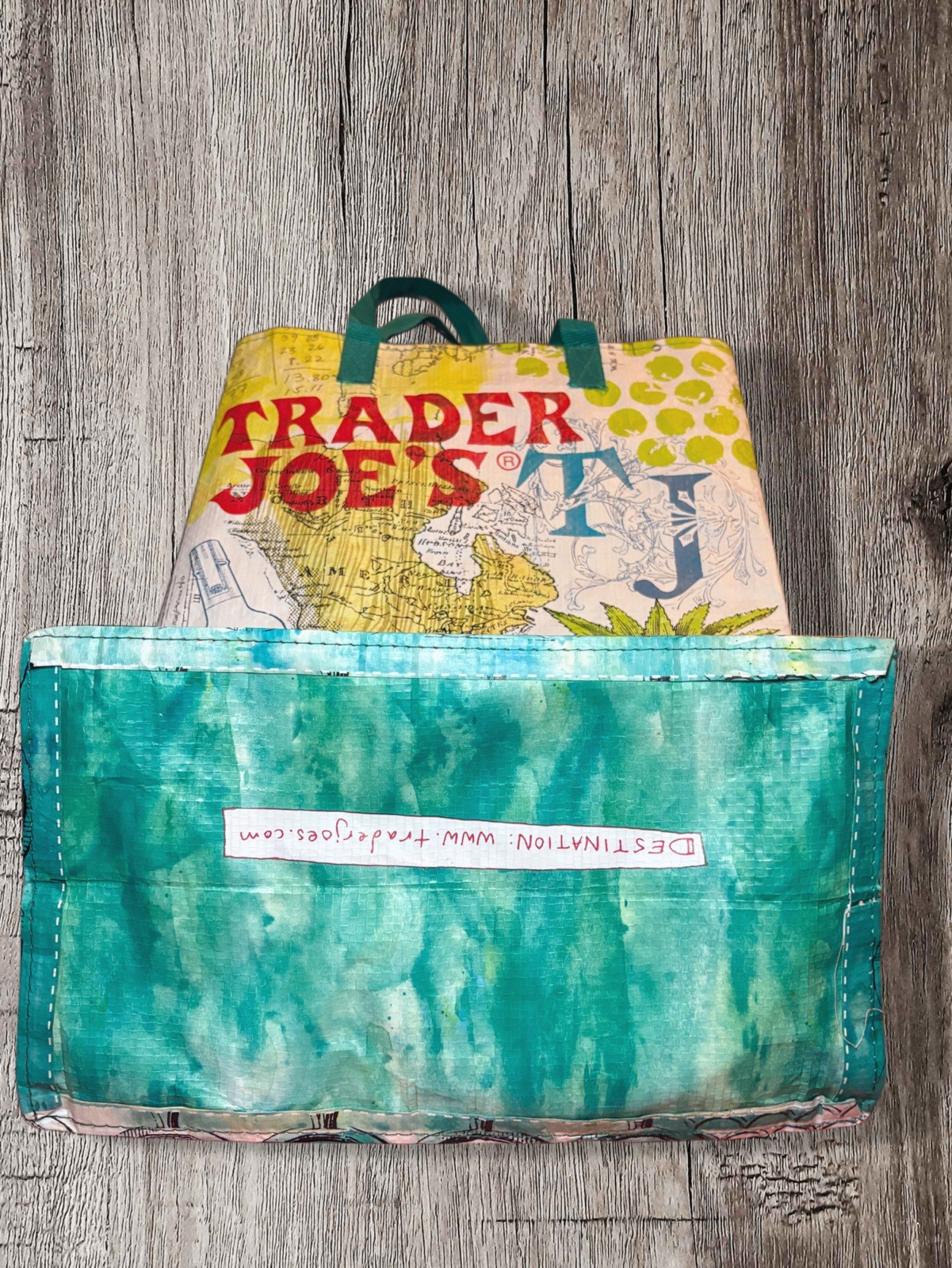 Trader Joe’s Reusable Grocery Shopping Bag Pirate Ship Crab Moon Map Rare